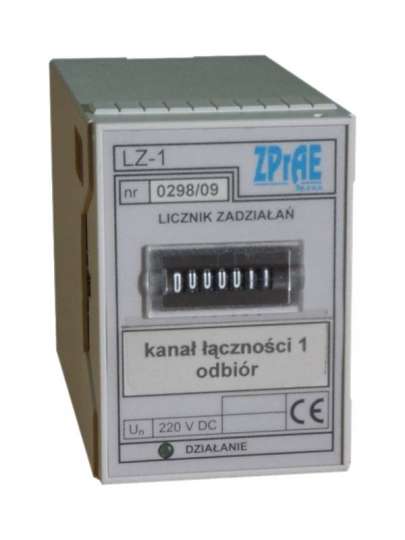 LZ-1 Niekasowalny liczniki zadziałań LZ-1 Niekasowalny liczniki zadziałań