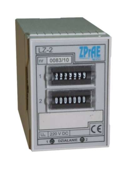 LZ-2 Niezależne niekasowalne elektromechaniczne liczniki pobudzeń LZ-2 Niezależne niekasowalne elektromechaniczne liczniki pobudzeń