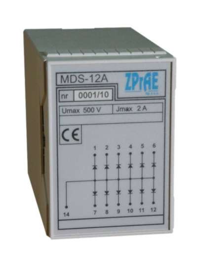 MDS-12 (A/B) Moduły 12 diodowe ze wspólną anodą lub katodą MDS-12 (A/B) Moduły 12 diodowe ze wspólną anodą lub katodą